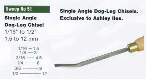 Single Angle Dog-Leg Chisel (SWEEP 51) - Click Image to Close