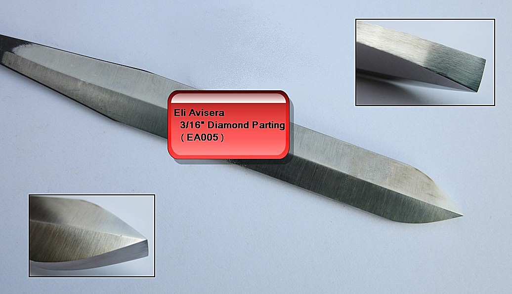 4.5mm 3/16" Eli Avisera Diamond Parting Tool - Click Image to Close