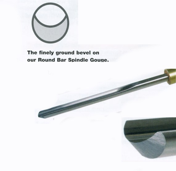 9mm 3/8" Spindle Gouge - Click Image to Close