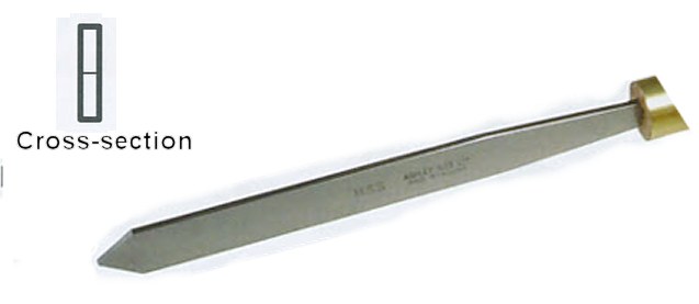 3mm 1/8" Standard Parting Tool - Click Image to Close