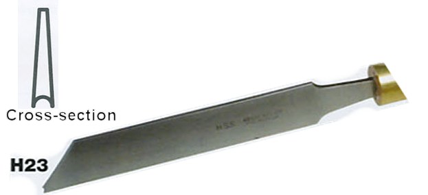 4.5mm 3/16" Fluted Parting Tool - Click Image to Close