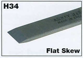 6mm 1/4" Mini Flat Skew - Click Image to Close