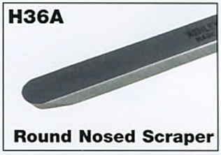 6mm 1/4" Mini Round Nosed Scraper