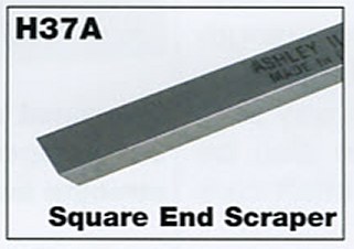 6mm 1/4" Mini Square End Scraper - Click Image to Close