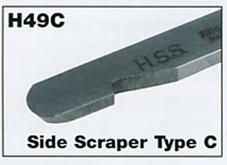 9mm 3/8" Mini Side Scraper Type C