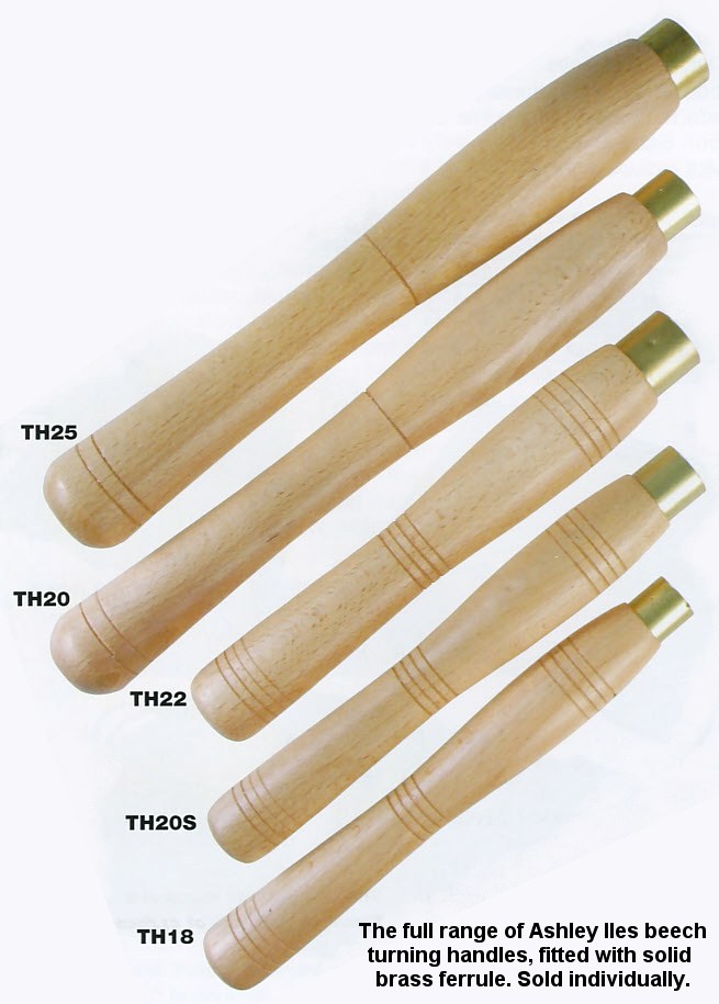 Beech Turning Handle 9" x 1" (230mm x 22mm) - Click Image to Close