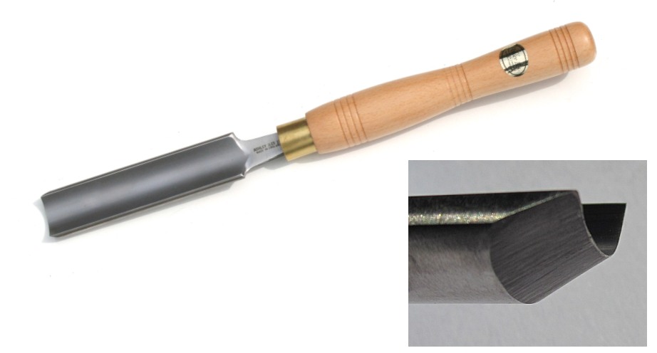 31mm 1 1/4" Deeper pole roughing gouge - Click Image to Close