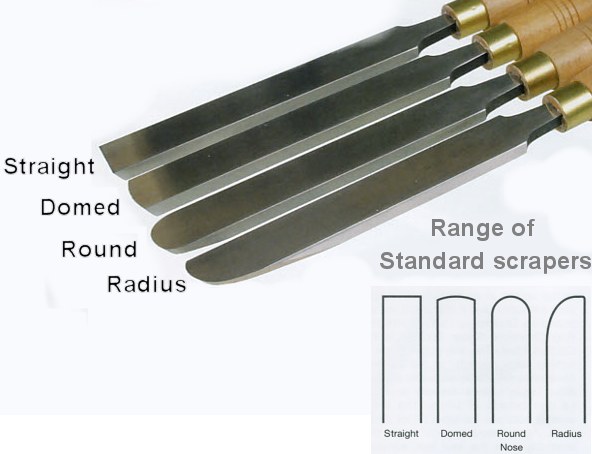 6mm 1/4" Radius Scraper