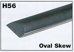 12mm 1/2" Mini Oval Skew
