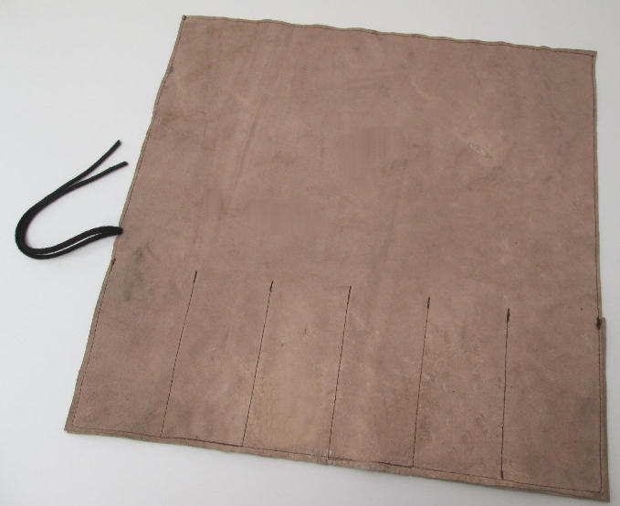 Suede 6 Pocket Tool Roll 15" x 15" - Click Image to Close