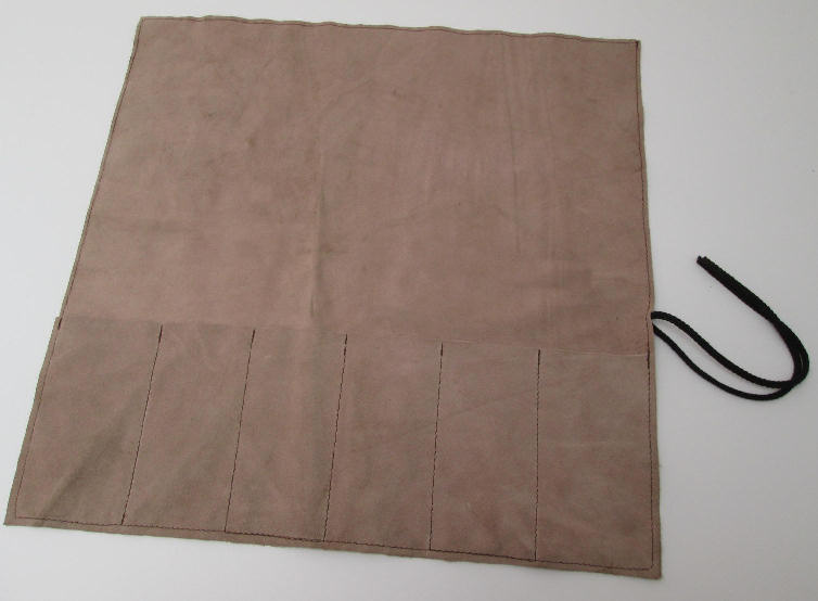 Suede 6 Pocket Tool Roll 15" x 15"