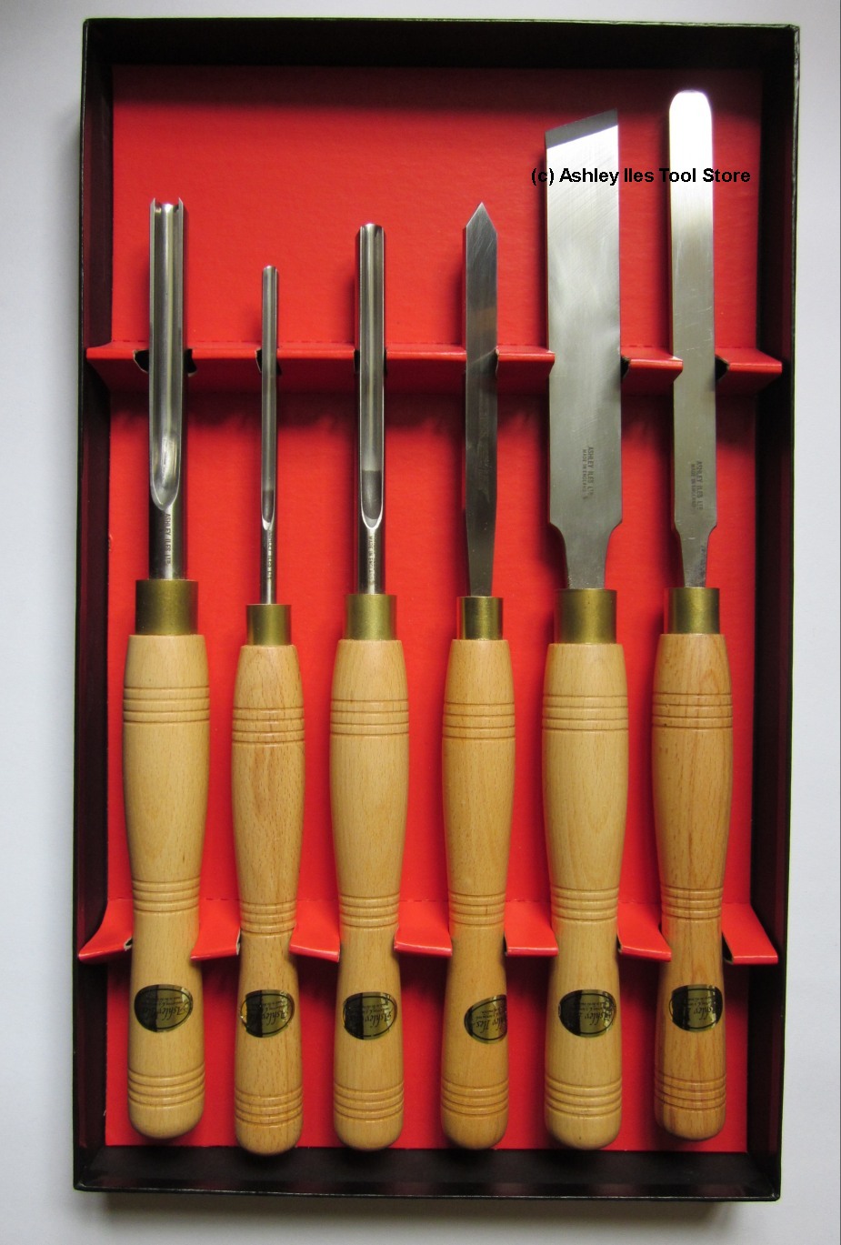 Brailsford Woodturning Starter Set of 6 Tools - Click Image to Close